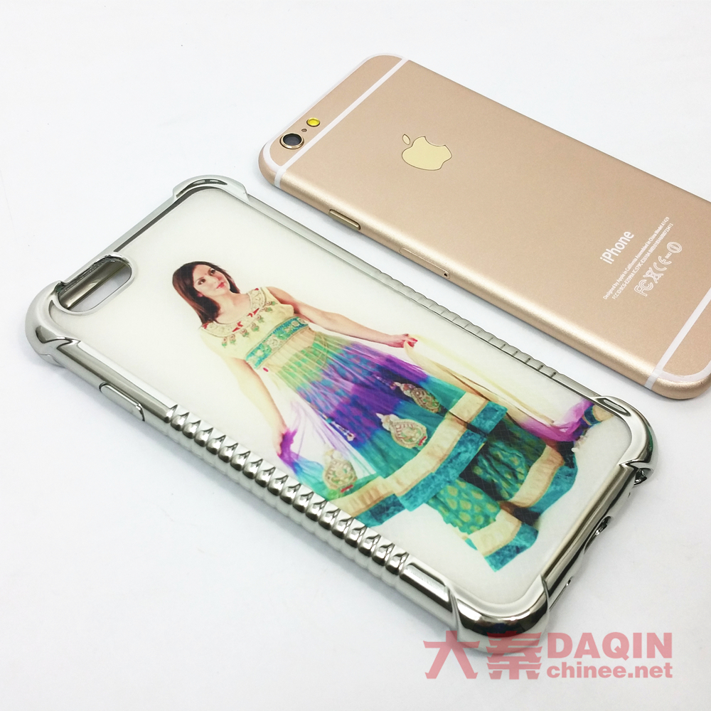 iPhone 6/6S custom metal frame anti-slip anti-shock cas