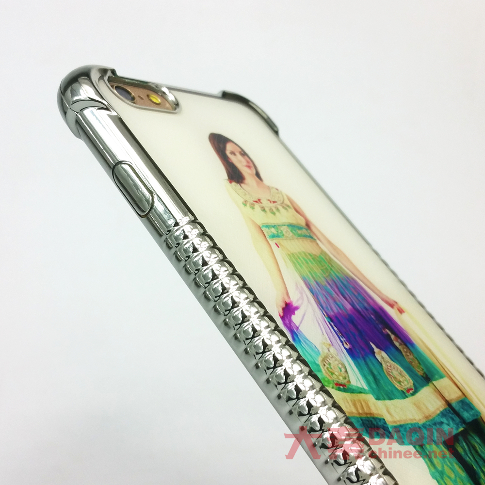 iPhone 6/6S custom metal frame anti-slip anti-shock cas